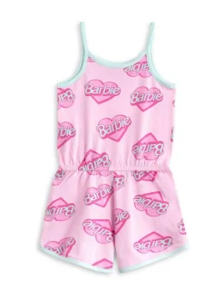 Vanilla Underground Pink Girls Barbie Sleeveless Playsuit^ Jumpsuits & Playsuits