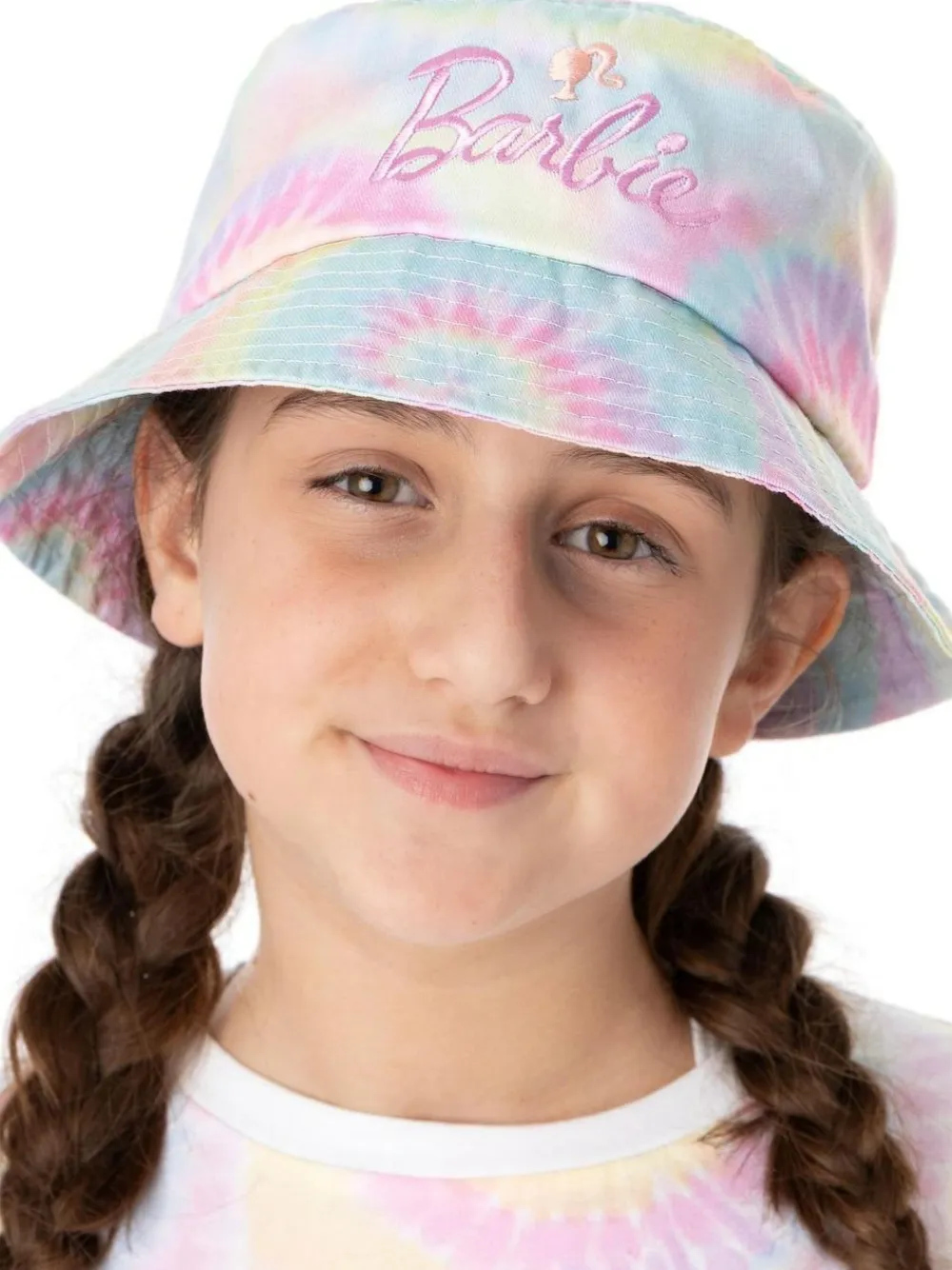 Vanilla Underground Pink Girls Tie-Dye Barbie Bucket Hat^ Hats