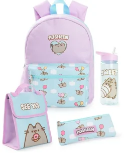 Vanilla Underground Purple Pusheen 4 Piece Backpack Set
