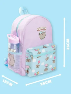 Vanilla Underground Purple Pusheen 4 Piece Backpack Set
