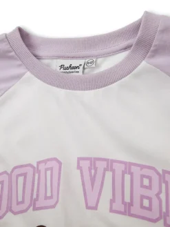 Online Vanilla Underground Purple Girls Pusheen 100% Cotton T-Shirt