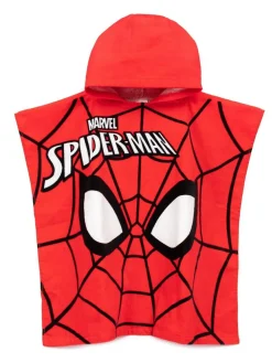 Vanilla Underground Red 100% Cotton Spider-Man Character Towel Poncho^BOY Swimwear|Swimwear