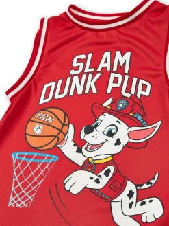 Hot Vanilla Underground Paw Patrol Kids Marshall 2 Piece Basketball Set Red