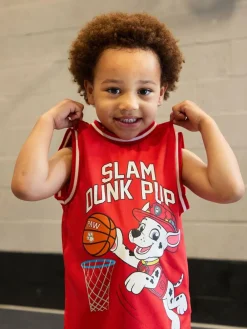 Hot Vanilla Underground Paw Patrol Kids Marshall 2 Piece Basketball Set Red