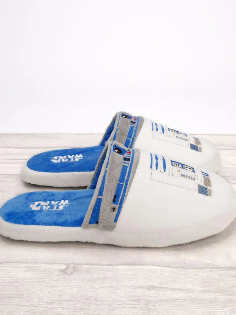 Vanilla Underground White Star Wars Mr Men Mr Lazy Slippers^ Slippers|Slippers