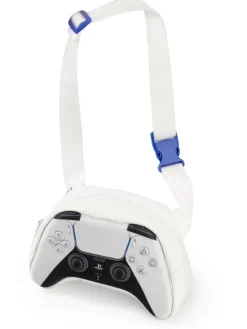 Vanilla Underground White PlayStation Logo Cross-Body Bag^BOY Bags