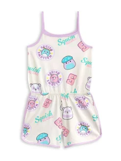 Online Vanilla Underground White Squishmallows Multicoloured Sleeveless Playsuit