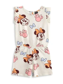 Vanilla Underground White Disney Minnie Mouse Multicoloured Sleeveless Playsuit^ Jumpsuits & Playsuits
