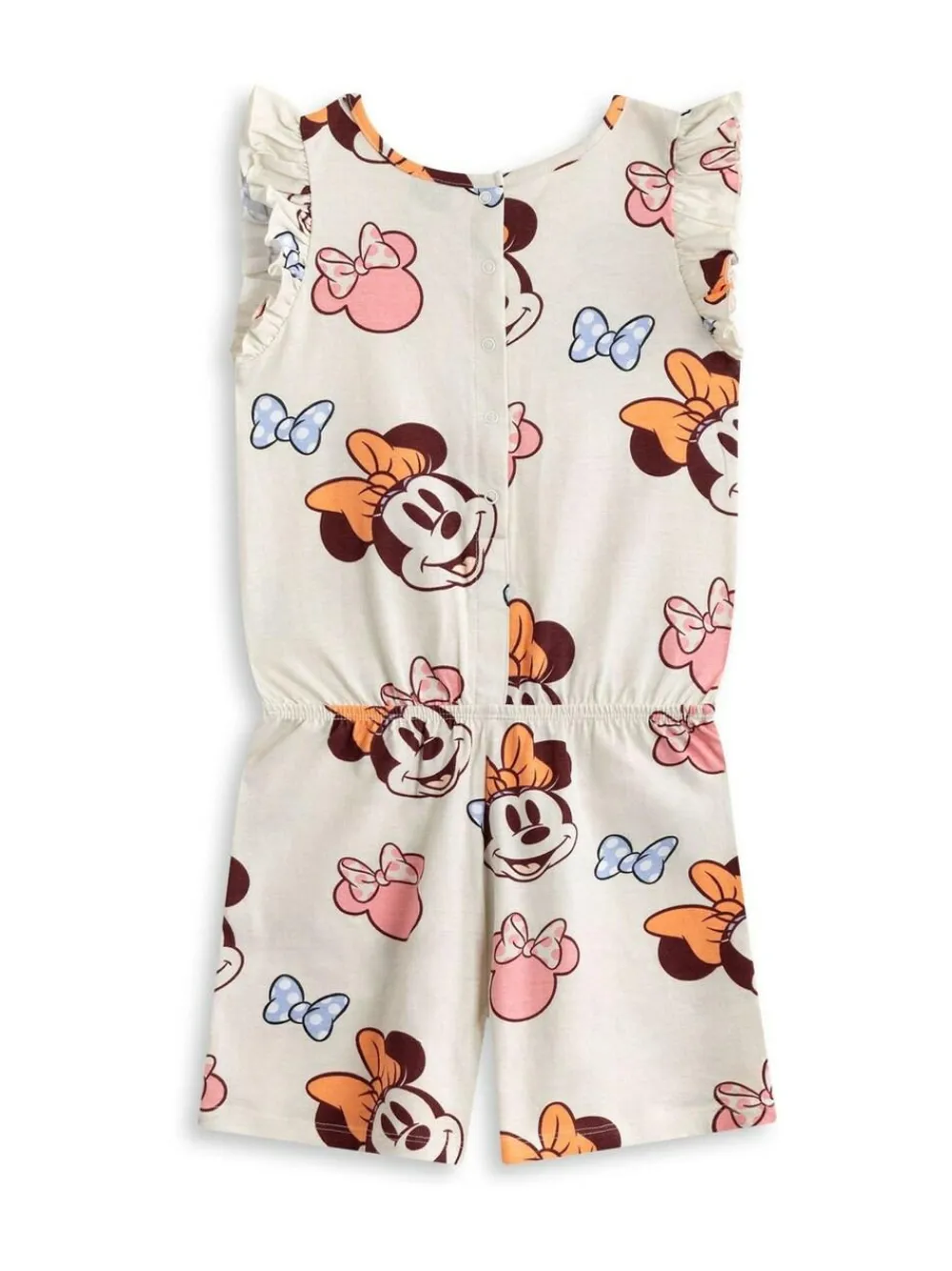 Vanilla Underground White Disney Minnie Mouse Multicoloured Sleeveless Playsuit^ Jumpsuits & Playsuits