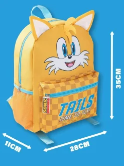 Vanilla Underground Yellow Kids Sonic The Hedgehog Tails Backpack^BOY Bags