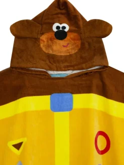 Vanilla Underground Yellow Hey Duggee 100% Cotton Character Towel Poncho^BOY Swimwear|Swimwear