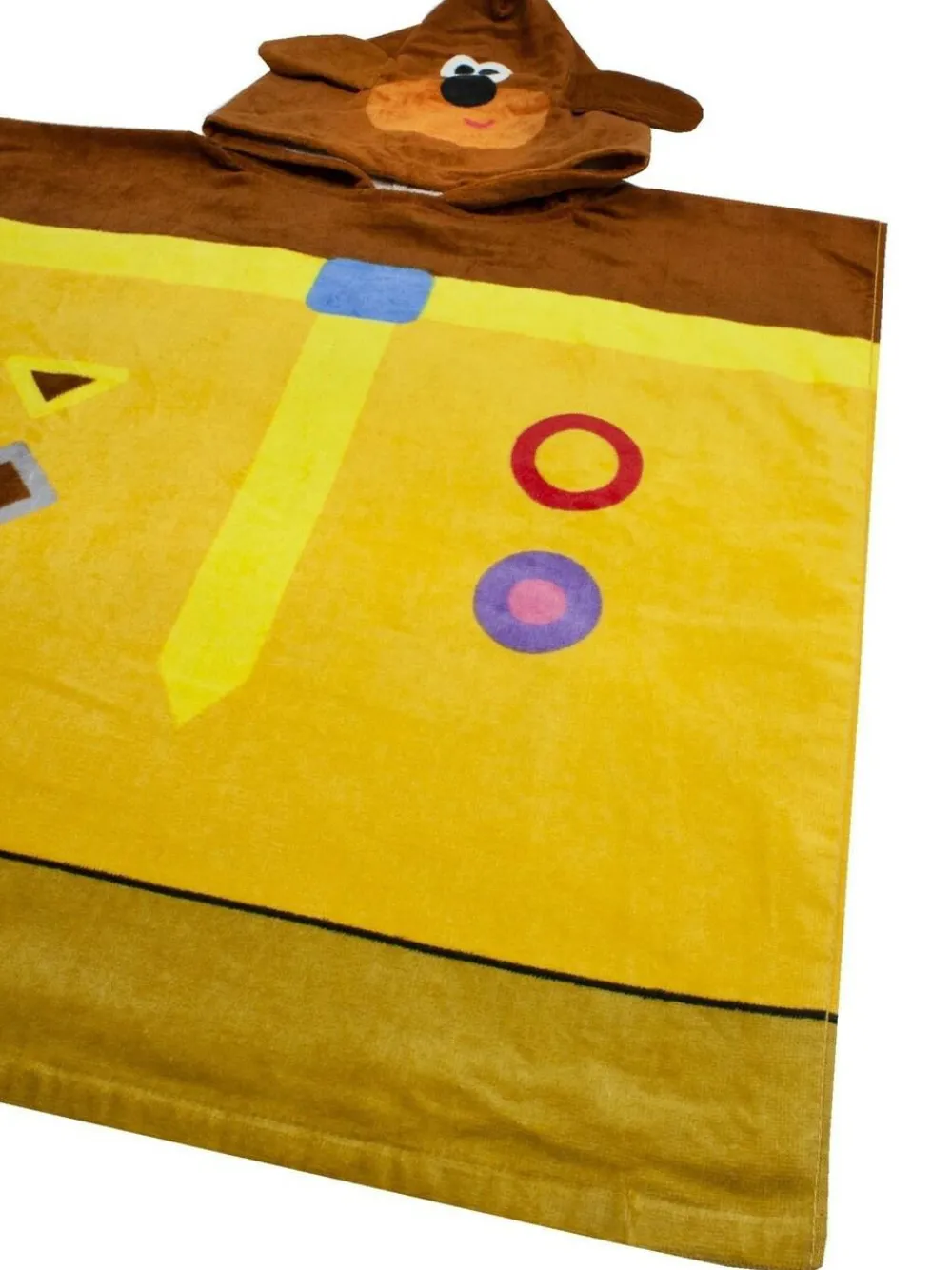 Vanilla Underground Yellow Hey Duggee 100% Cotton Character Towel Poncho^BOY Swimwear|Swimwear