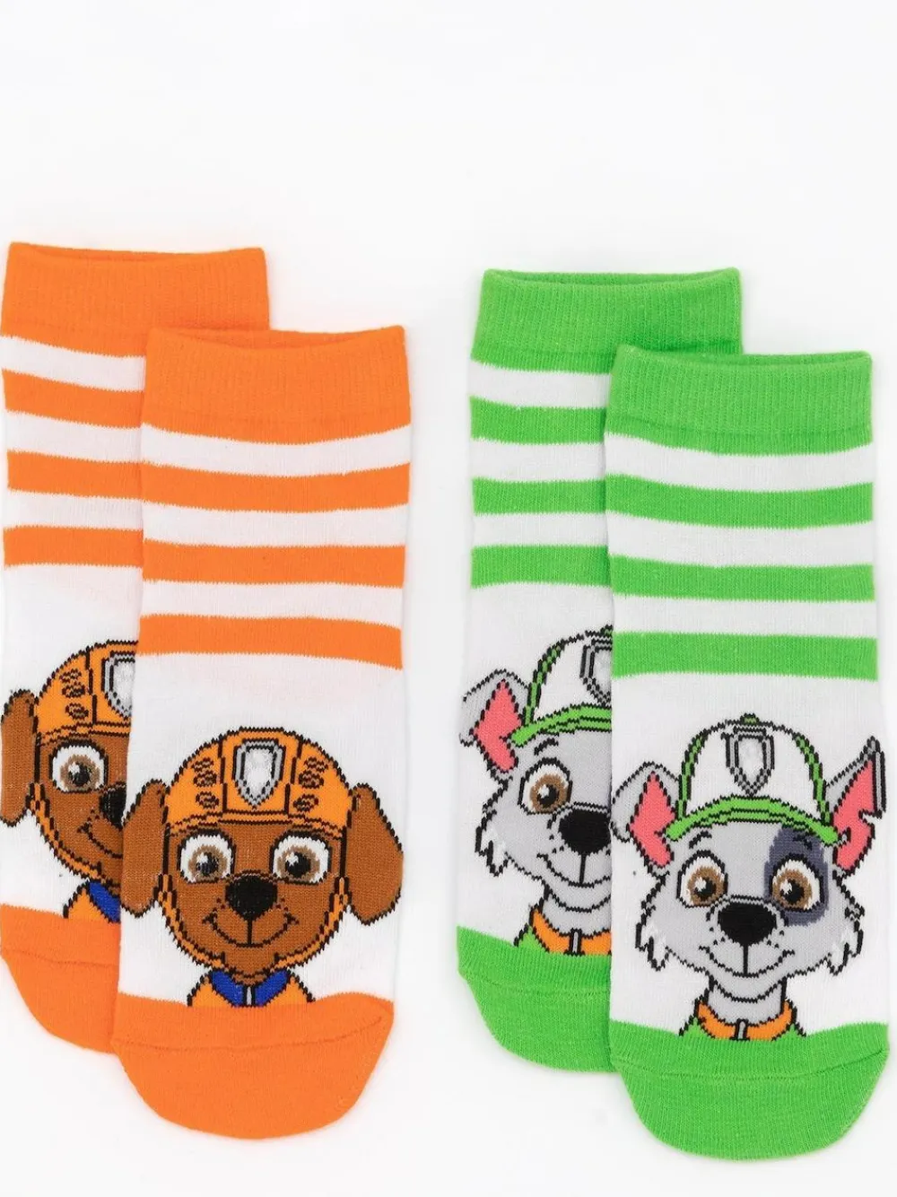 Discount Vanilla Underground Yellow Paw Patrol Multicoloured Boys Multi-Character Face Graphic Calf Socks Set of 5