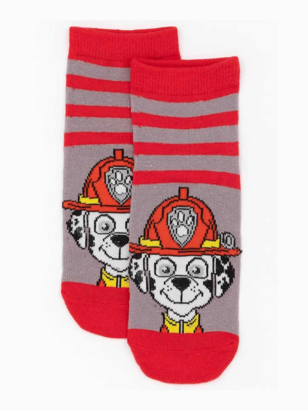Discount Vanilla Underground Yellow Paw Patrol Multicoloured Boys Multi-Character Face Graphic Calf Socks Set of 5