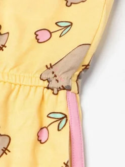 New Vanilla Underground Yellow Girls Pusheen Sleeveless Playsuit