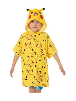 Vanilla Underground Yellow Pokémon Character Towel Poncho^BOY Swimwear|Swimwear