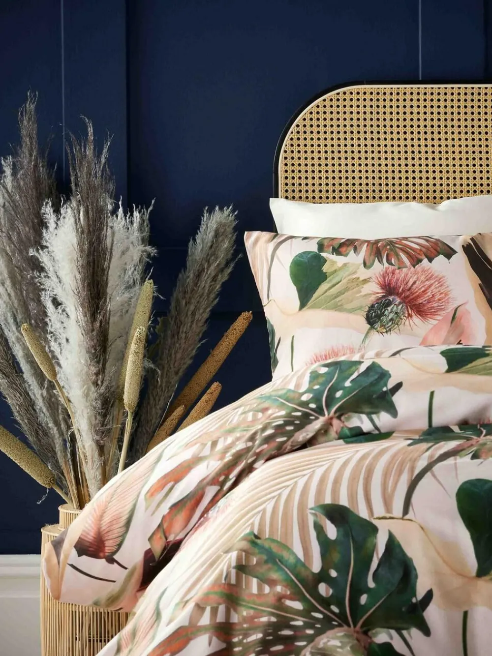 Vantona Multi 100% Cotton Sienna Tropical Duvet Cover Set^ Branded Bedlinen