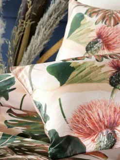 Vantona Multi 100% Cotton Sienna Tropical Duvet Cover Set^ Branded Bedlinen