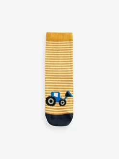 Sale Next Vehicle Stripe Cotton Rich Socks 7 Pack