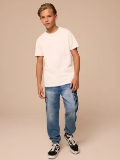 Next Cargo Jeans With Elasticated Waist (3-16yrs)^BOY Jeans|Jeans