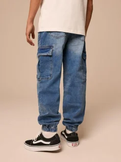 Next Cargo Jeans With Elasticated Waist (3-16yrs)^BOY Jeans|Jeans