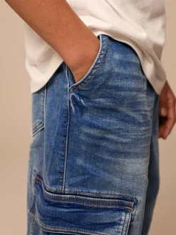 Next Cargo Jeans With Elasticated Waist (3-16yrs)^BOY Jeans|Jeans