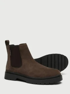 Walk London Brown Suede Callum Chelsea Boots^ Boots|Boots