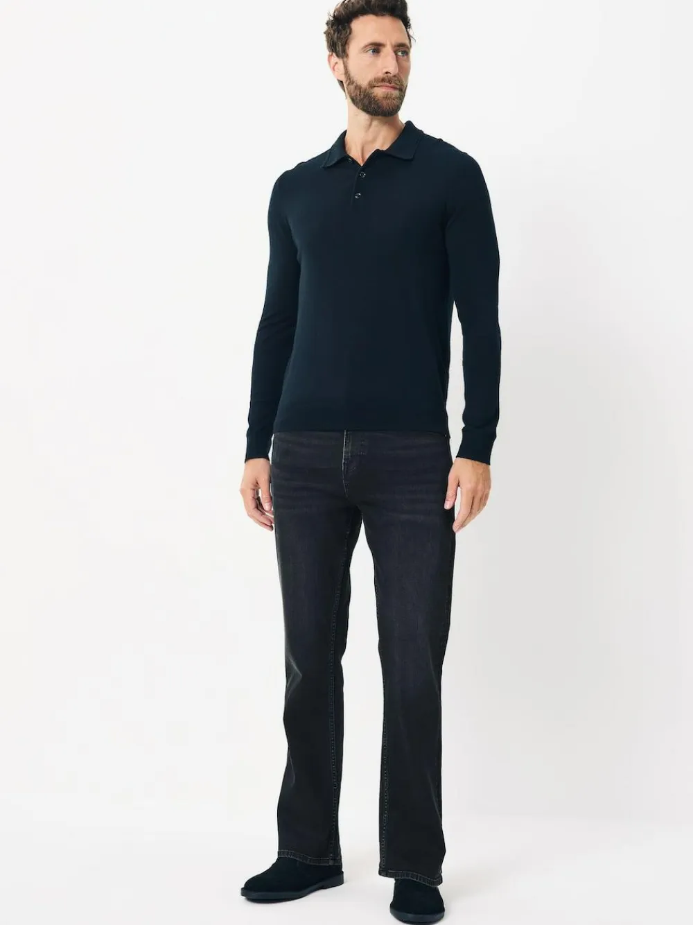 Next Washed Black Bootcut Classic Stretch Jeans^ Jeans|Jeans