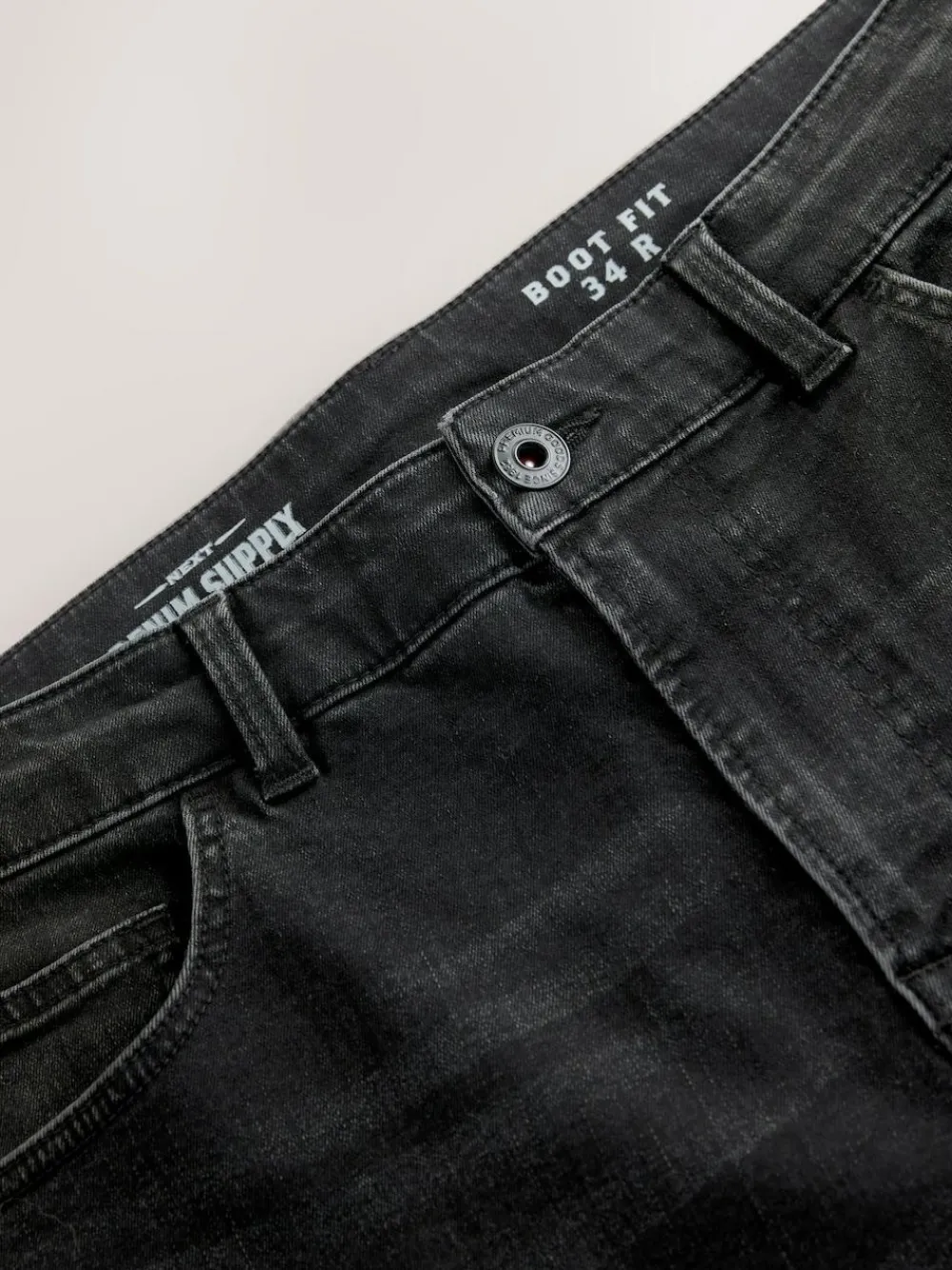 Next Washed Black Bootcut Classic Stretch Jeans^ Jeans|Jeans