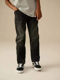 Next Washed Black Loose Fit Stretch Jeans (3-17yrs)^BOY Jeans|Jeans