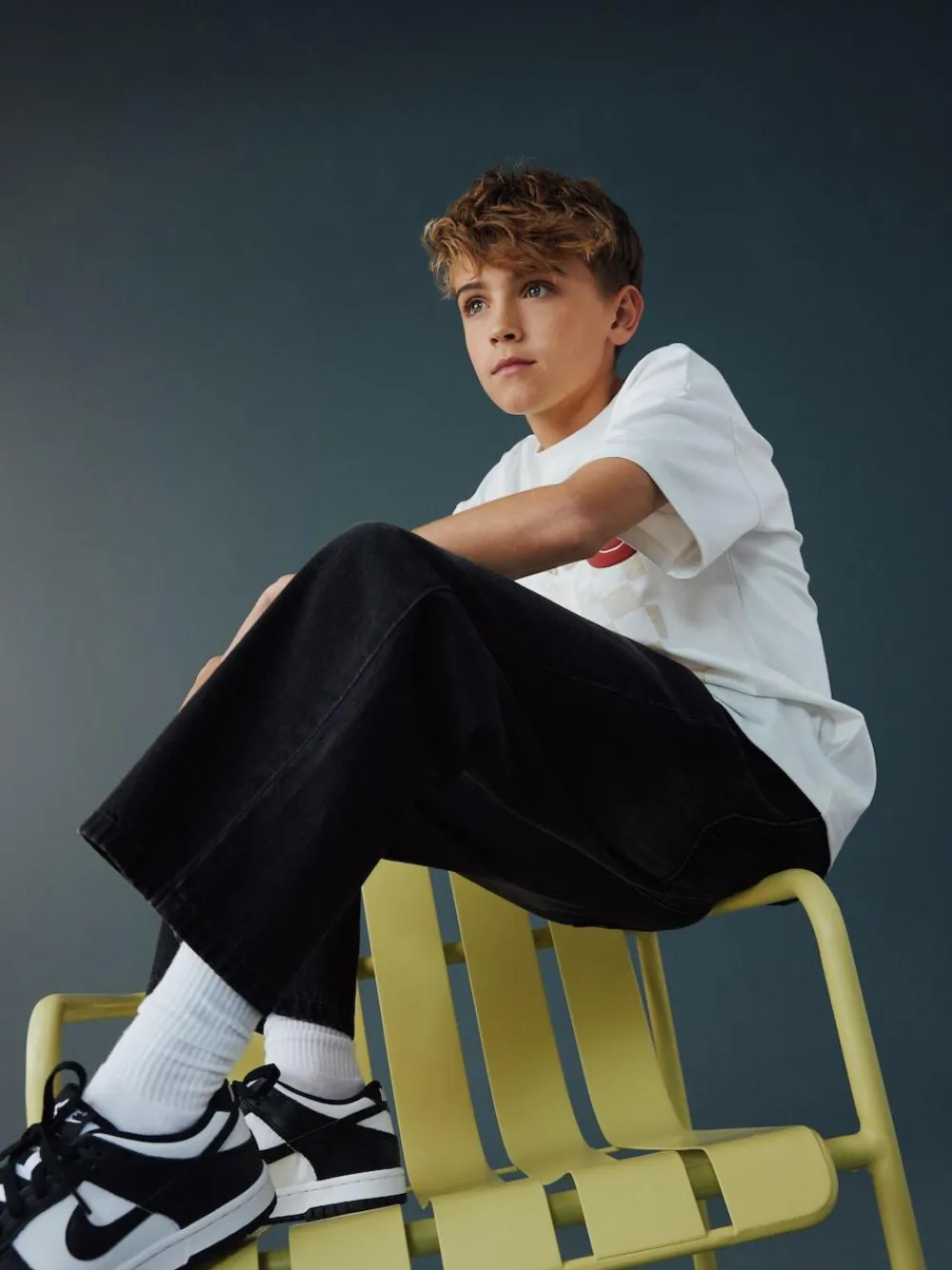 Outlet Next Pull on Denim Jeans (3-16yrs) Washed Black