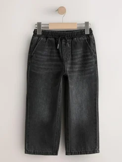 Outlet Next Pull on Denim Jeans (3-16yrs) Washed Black