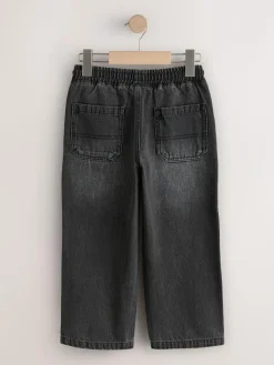 Outlet Next Pull on Denim Jeans (3-16yrs) Washed Black