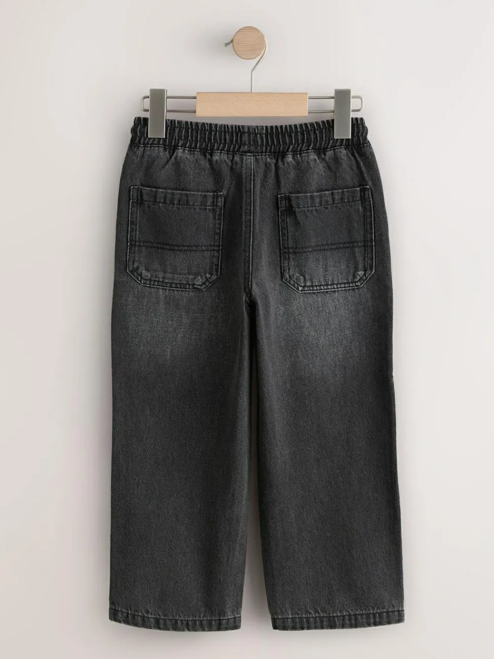 Outlet Next Pull on Denim Jeans (3-16yrs) Washed Black