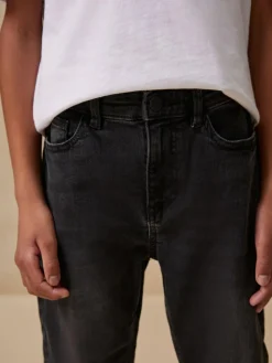 Next Washed Black Regular Fit Stretch Jeans (3-17yrs)^BOY Jeans|Jeans