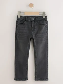 Next Washed Black Regular Fit Stretch Jeans (3-17yrs)^BOY Jeans|Jeans