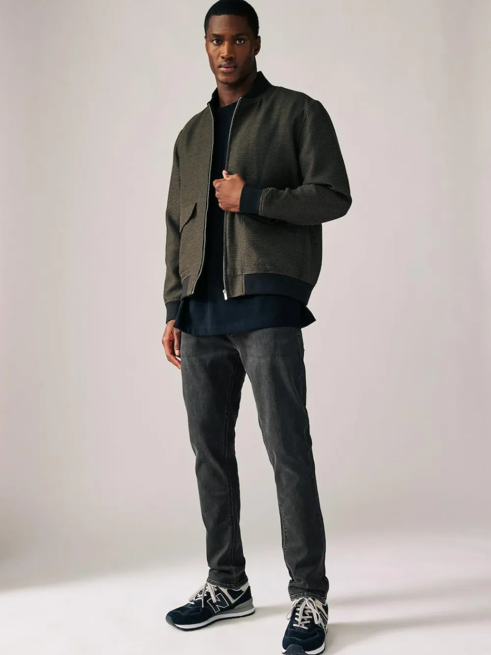 Next Washed Black Skinny Fit Comfort Stretch Jeans