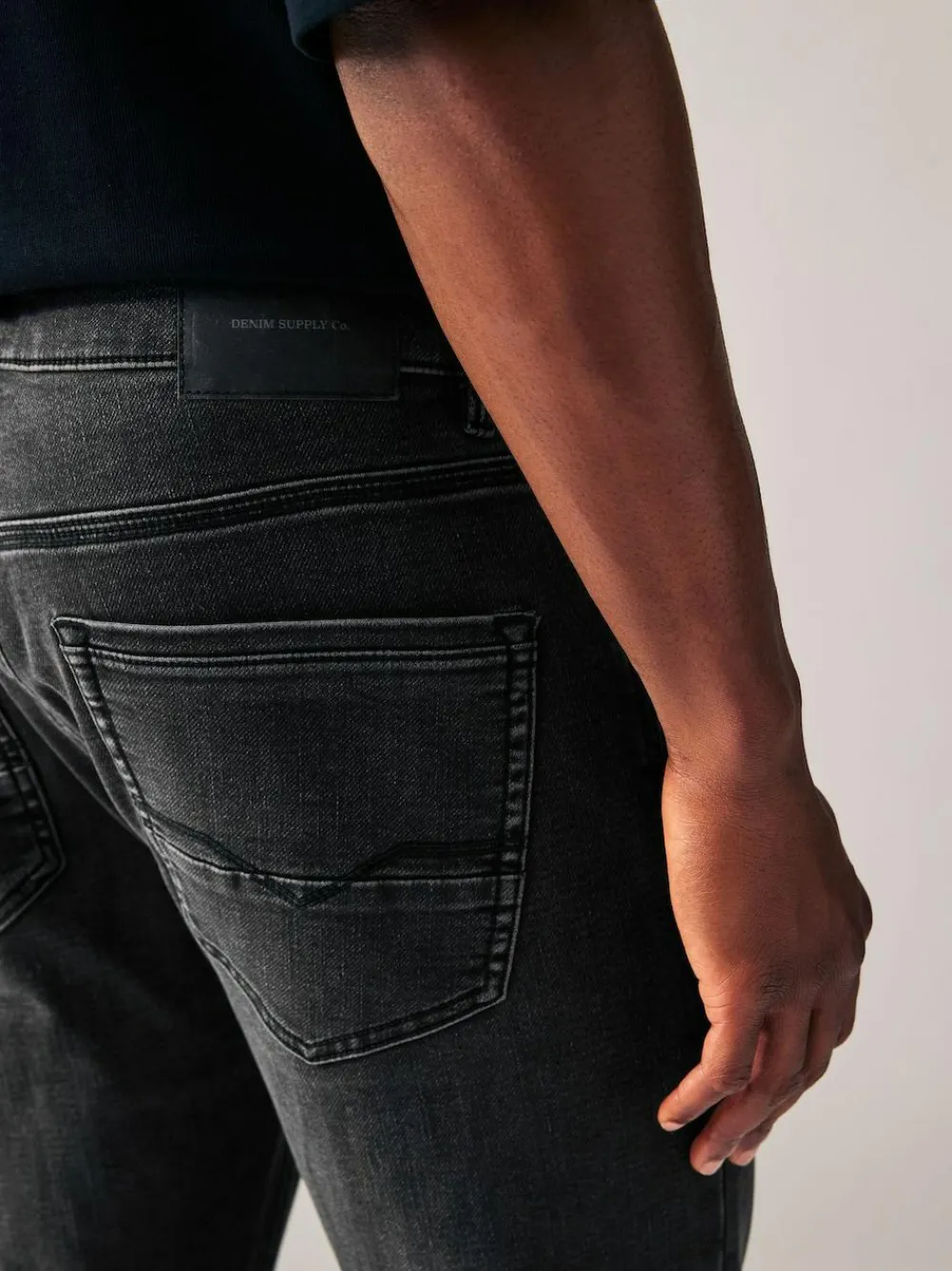 Next Washed Black Skinny Fit Comfort Stretch Jeans