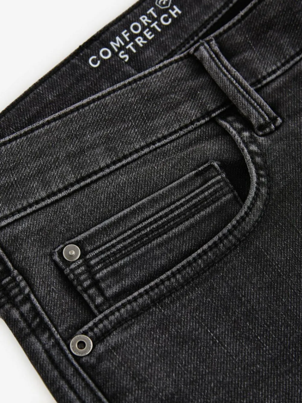 Next Washed Black Skinny Fit Comfort Stretch Jeans