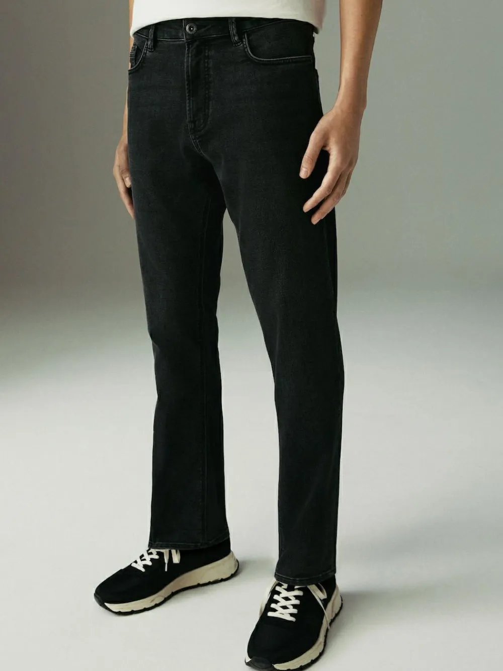 Outlet Next Washed Black Slim Fit Comfort Stretch Jeans