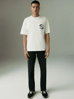 Outlet Next Washed Black Slim Fit Comfort Stretch Jeans