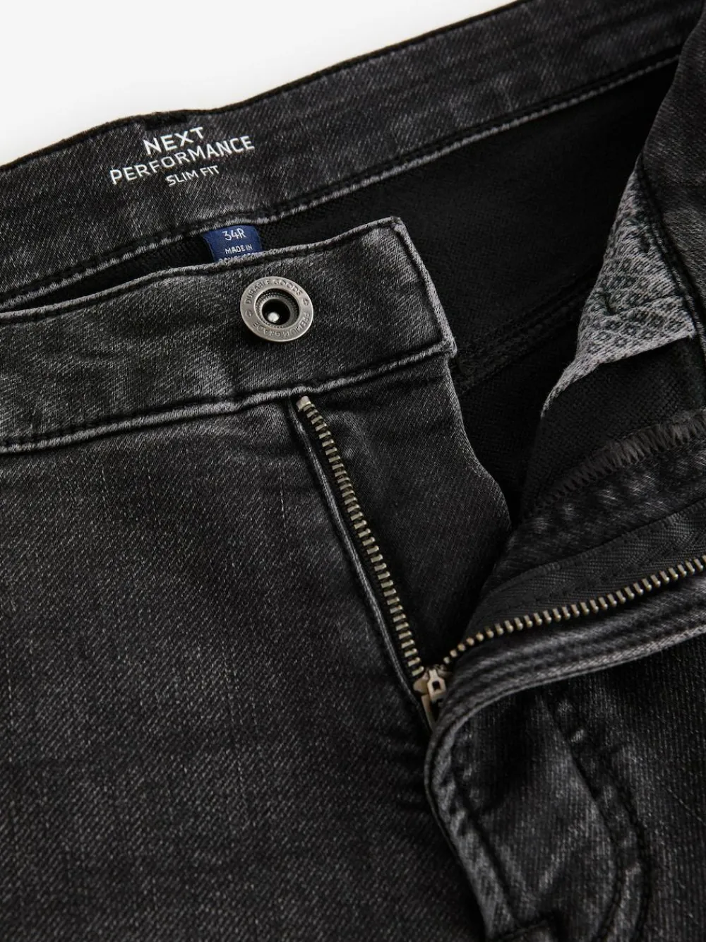 Outlet Next Washed Black Slim Fit Comfort Stretch Jeans