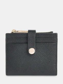 Whistles Black Danni Tab Detail Compact Purse^Women Purses