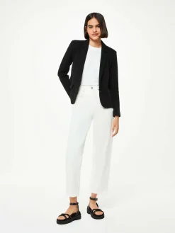 Whistles Black Slim Jersey Jacket^Women Blazers|Suits & Tailoring