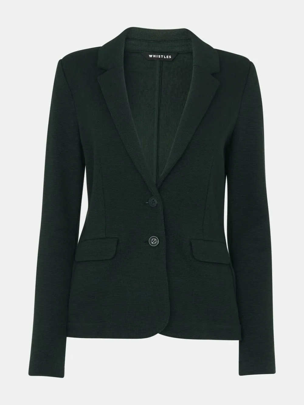 Outlet Whistles Green Slim Jersey Jacket