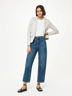 Whistles Grey Slim Jersey Jacket^Women Blazers