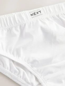 Next 100% Cotton Briefs 10 Pack (1.5-16yrs) White