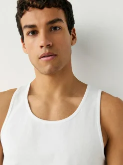 Next White 100% Cotton Layering Vests 10 Pack^ Loungewear|Nightwear