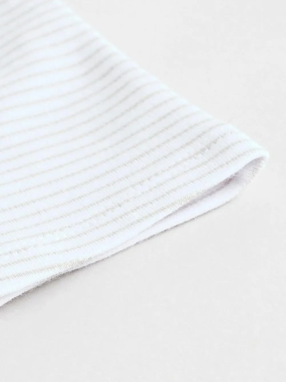 Next White 100% Cotton Two Way Zip Romper Sleepsuits 3 Pack (0mths-3yrs)^BOY Unisex|Nightwear