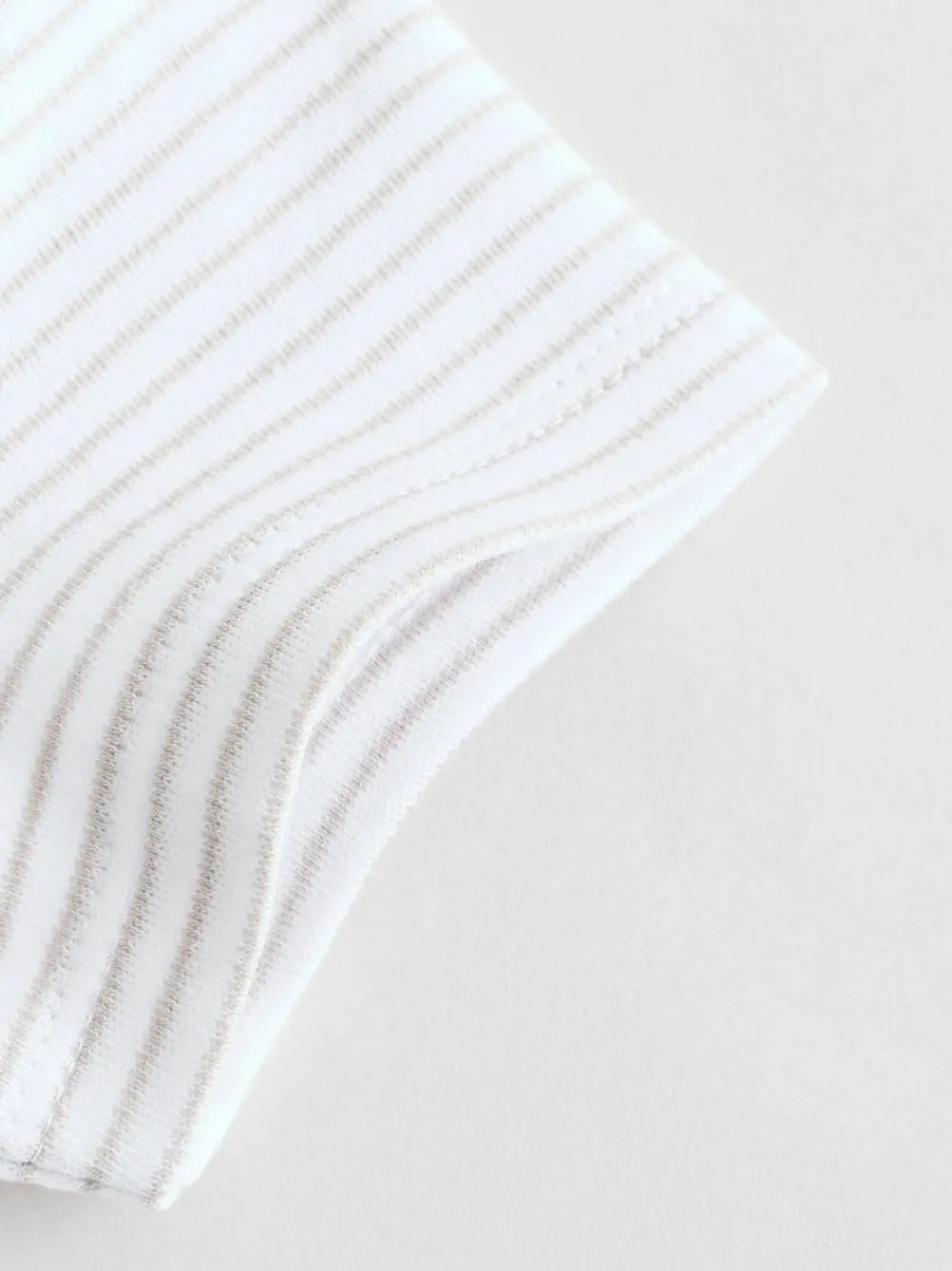 Next White 100% Cotton Two Way Zip Romper Sleepsuits 3 Pack (0mths-3yrs)^BOY Unisex|Nightwear